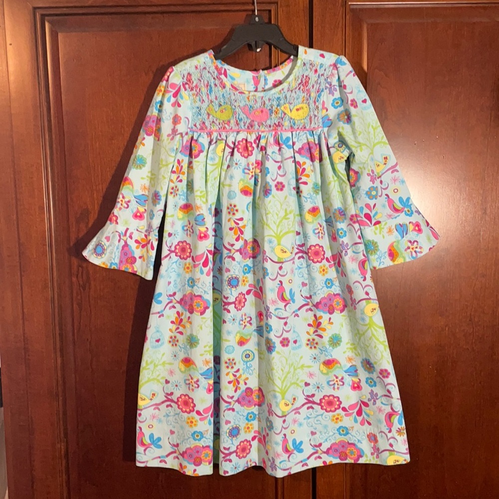 Marmellata Kids Dress - Blue and Pink Floral